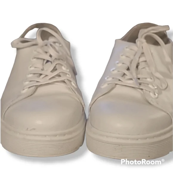 Dr. Martens Dante Venice White Leather Sneakers - Picture 5 of 13